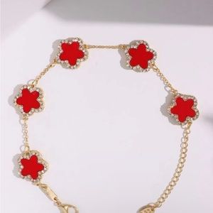 Flower Pendant Bracelet